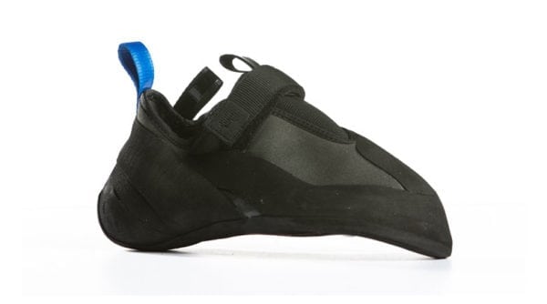 stretching synthetic climbing shoes